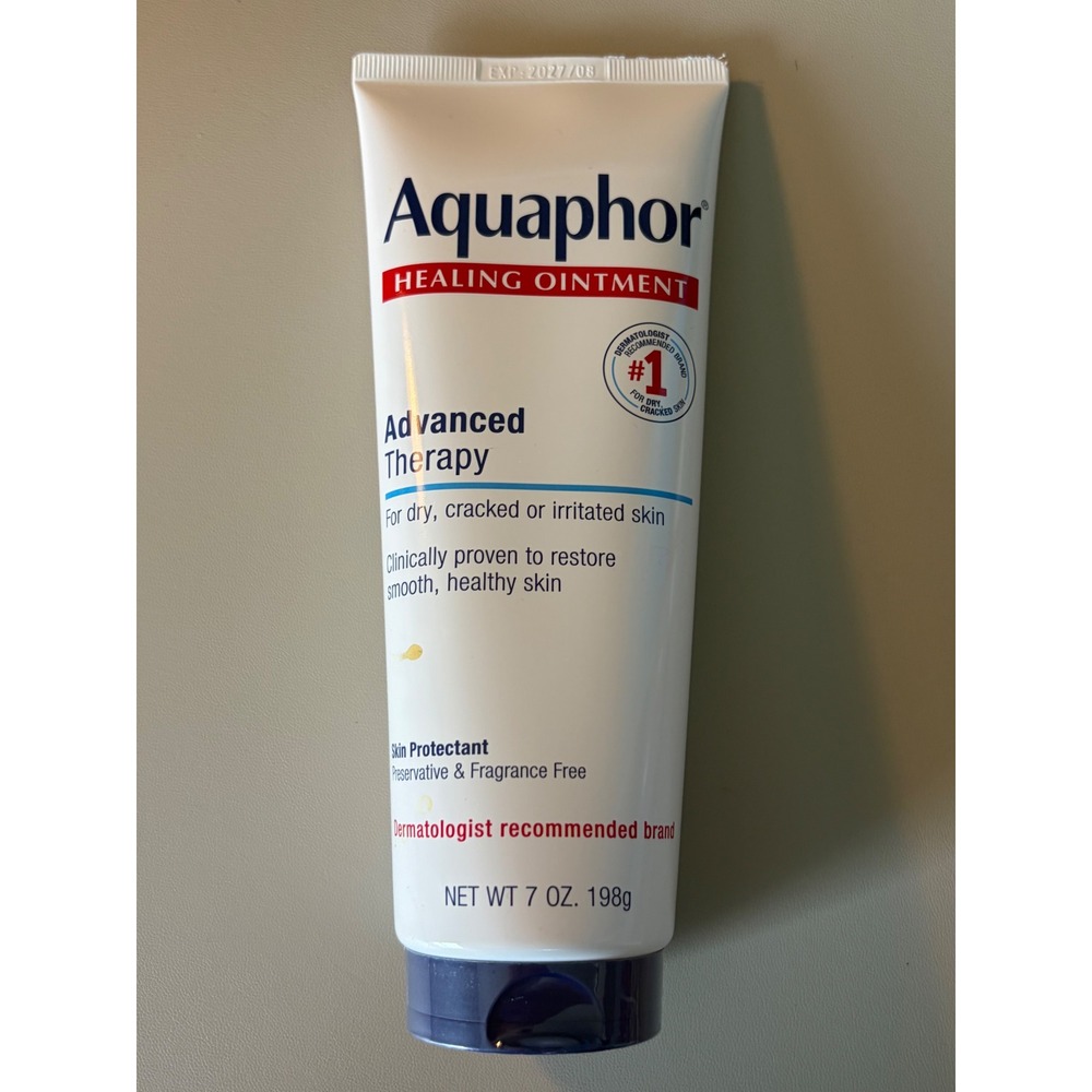 Aquaphor Healing Ointment Advanced Therapy Skin Protectant 7 oz Tube New Sealed
